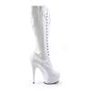 Pleaser - DELIGHT2023 Botte au genou - Blanc Product image